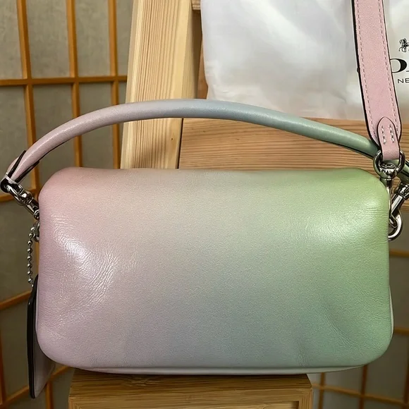 Coach Pillow Tabby 18 Bag in Multi Pale Pistachio, Blue & Pink - Picture 11 of 17